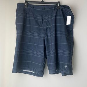 Men’s  Print Stretch Black Short Size XXL